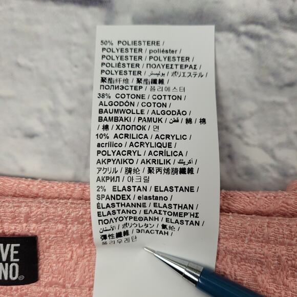 Demure Love Moschino Pastel Pink Double Pocket Skirt Gold Buttons size 4 - Picture 7 of 9